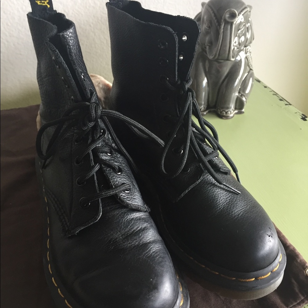 Doc Marten black lace up women’s boot